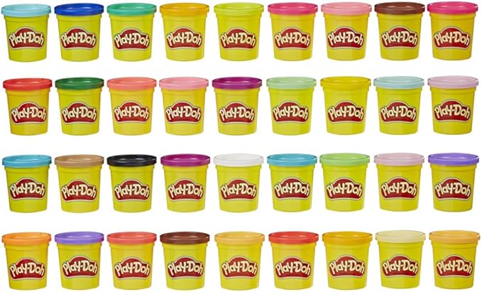 Play-Doh 36-Can Mega Pack Of Non-Toxic Modelling Compound; Art & Craft Toys For Kids, Great Gift For Boys & Girls